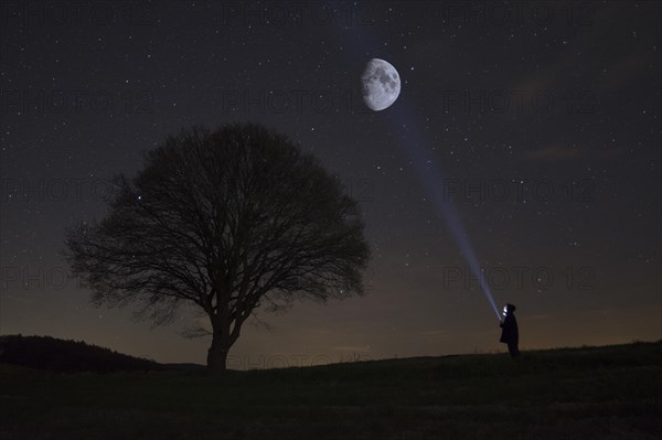 Moon rising