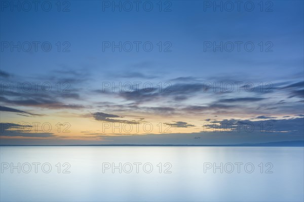 View from Arbon over Lake Constance at sunrise