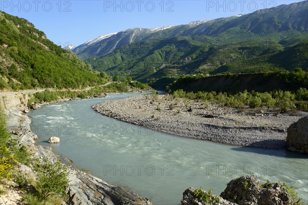 River Vjosa near Permet