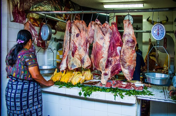 Meat stall