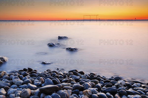 View from Arbon over Lake Constance at sunrise