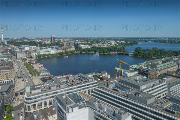 Inner Alster Lake and Outer Alster