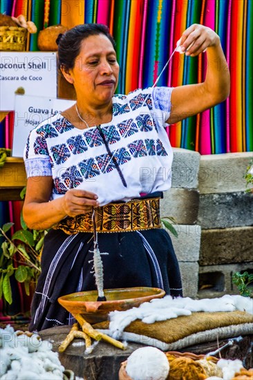 Spinning cotton