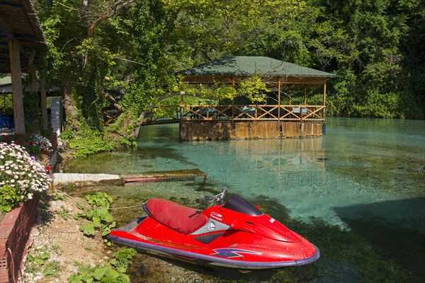 Pavilion in the river Bistrica