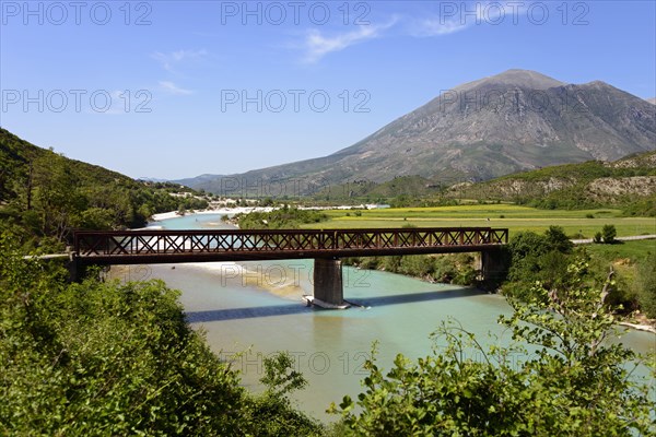 Bridge over Drino River at Tepelena