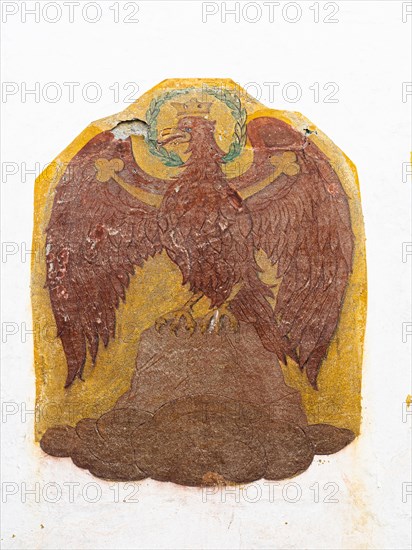 Fresco on a dilapidated house