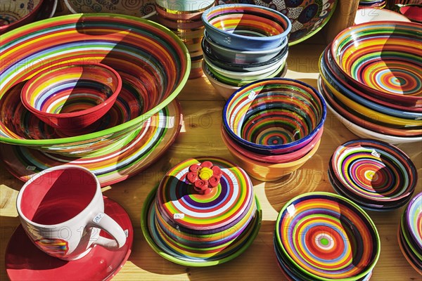 Colourful tableware