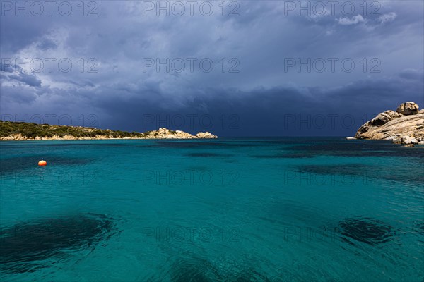 Stormy atmosphere at Cala di Monti della Rena