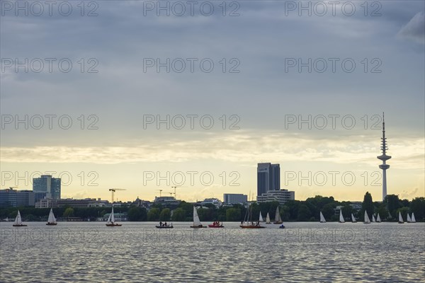 Sailors on the Aussenalster