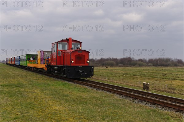 Island railway on Langeoog