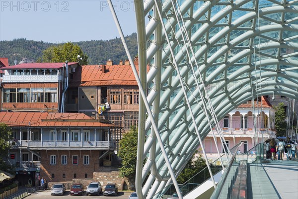 Peace Bridge over the Mtkvari River