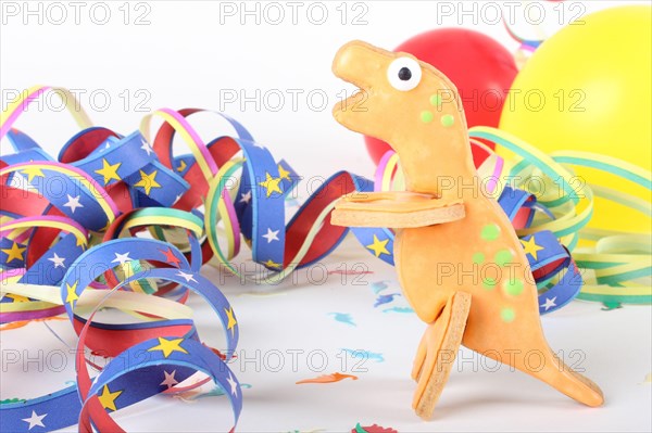 Dinosaur shaped cookies