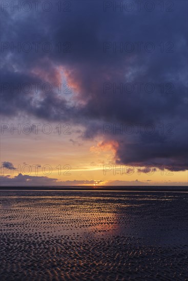 Sunset on the beach