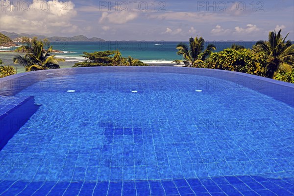 Swimming pool of a luxury villa