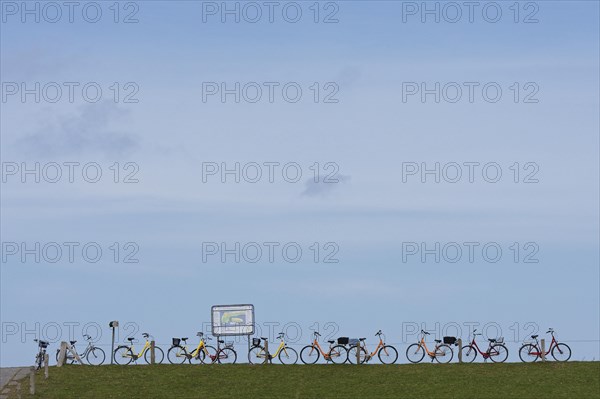 Bicycles parked