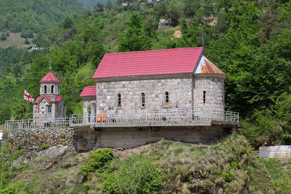 Church in the Ajarian Mountains