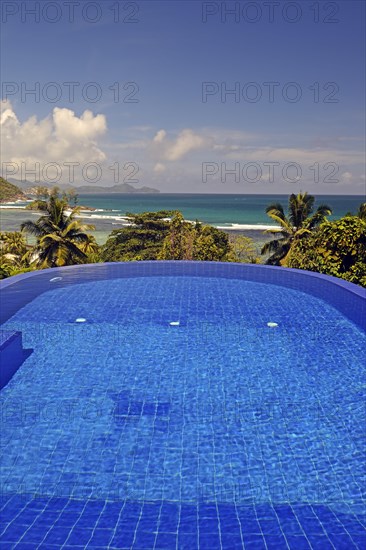 Swimming pool of a luxury villa