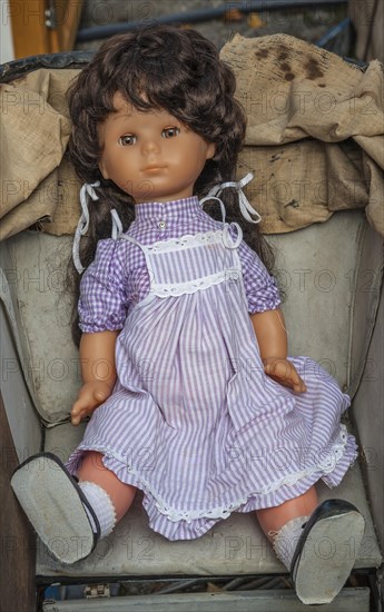 Doll in pram