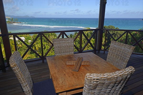 Terrace of a luxury villa