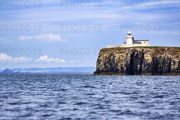 White Inner Farne Lighthouse
