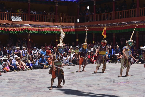Mask dancers