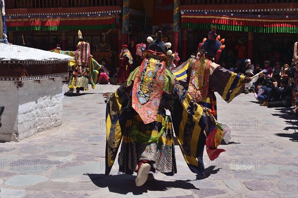 Mask dancers