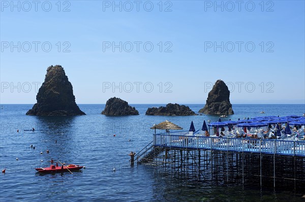 Cyclops Islands near Aci Trezza near Catania