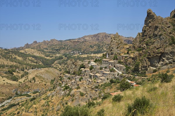 Mountain village Pentedattilo