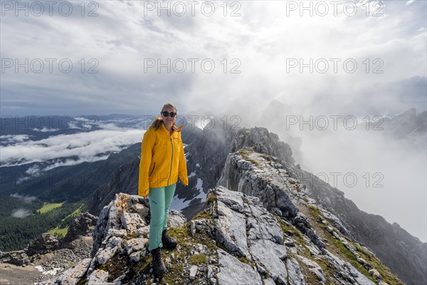 Hiker on a summit