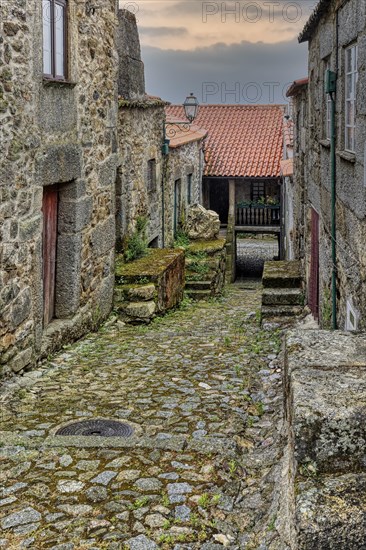 Narrow and shadowed street