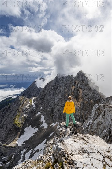 Hiker on a summit