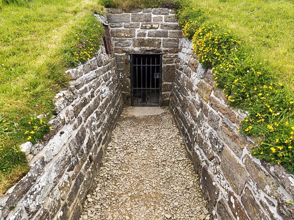 Entrance to Maes Howe Megalithic Site