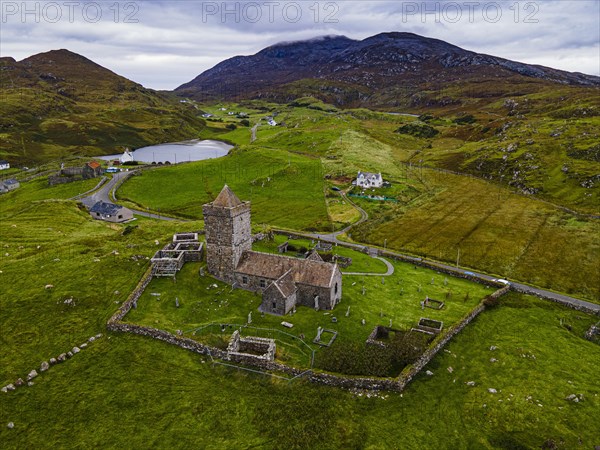 Aerial of St Clements Church