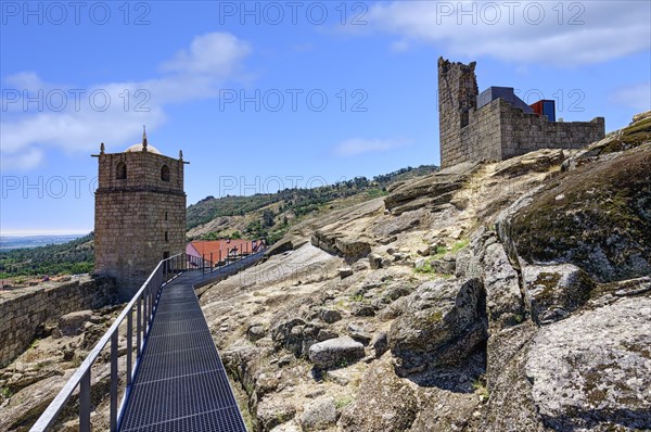 Castle bell and clock tower