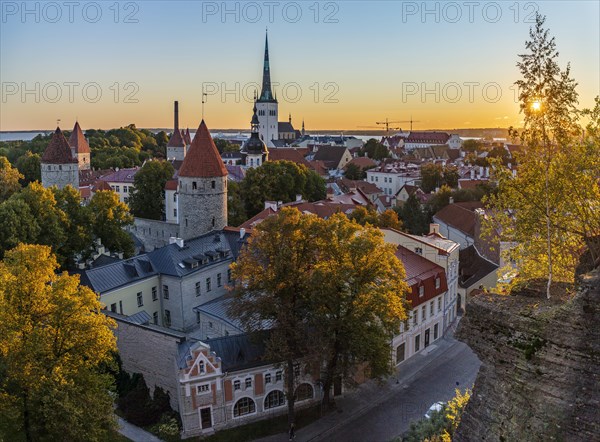 View over the old town