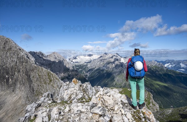 Hiker on a summit