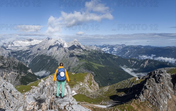 Hiker on a summit