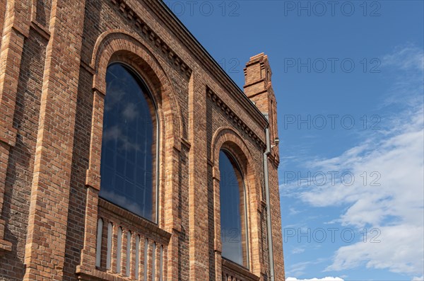 Historical red-brick industrial building