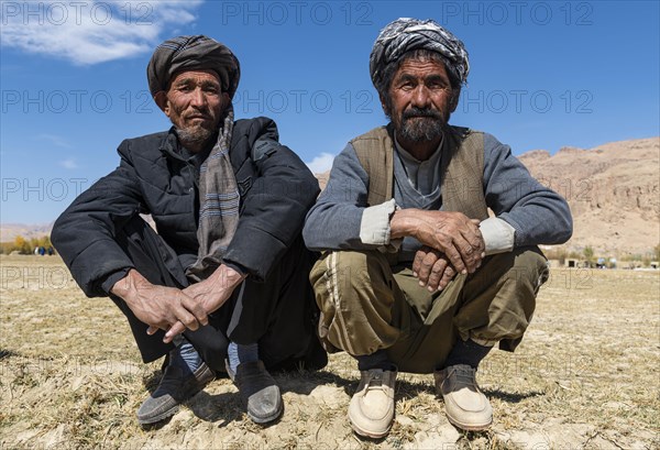 Spectators at traditional Buzkashi game