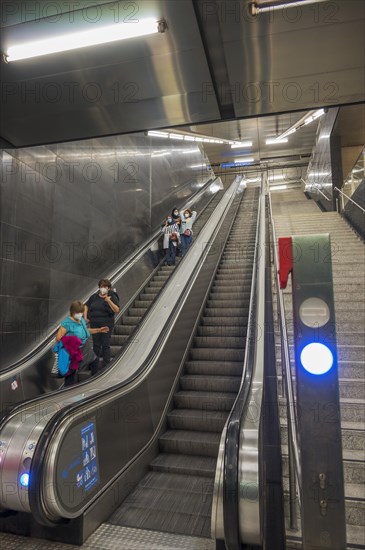 Escalator to Sendlinger Tor underground station