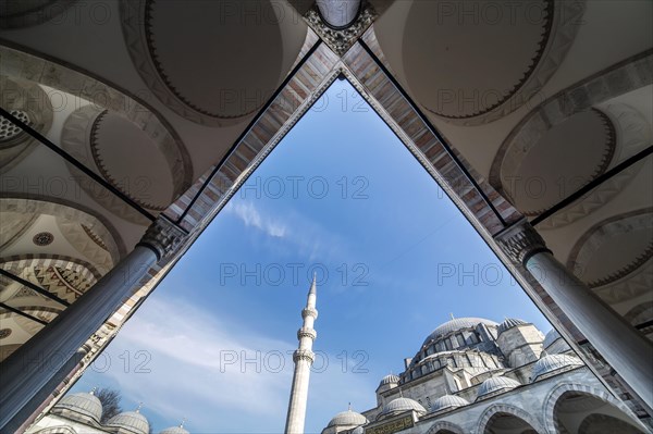 The Suleymaniye Mosque was commissioned by Sultan Suleyman