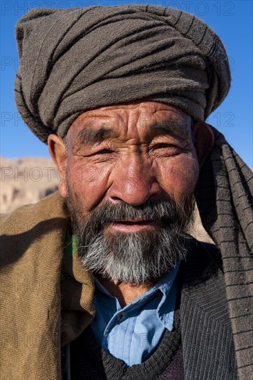 Hazara man at a Buzkashi game