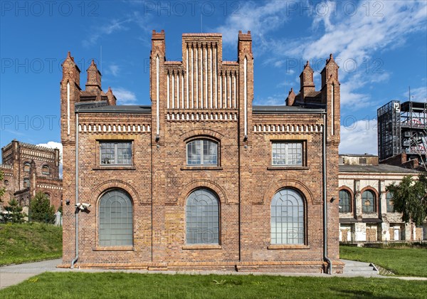 Historical red-brick industrial building