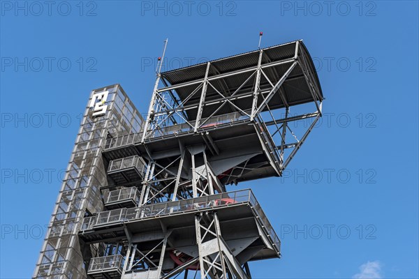 Observation mine shaft tower
