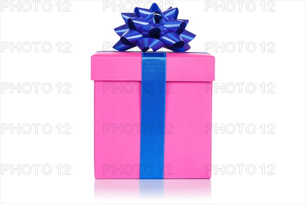Birthday Christmas Gift Christmas present Birthday gift box pink pink cut out isolated