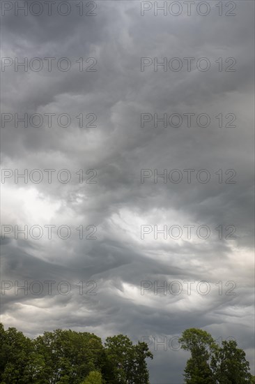 Thunderclouds or cumulonimbus