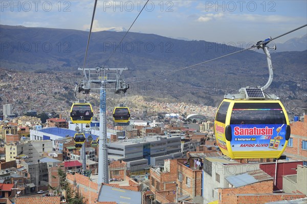 Cable car gondolas