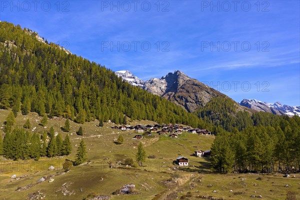 Fafleralp hamlet near Blatten