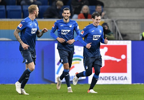 Goal celebration Sebastian Rudy TSG 1899 Hoffenheim