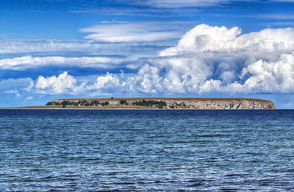 View from Gotland to the uninhabited island of Stora Karlsoe